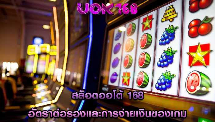 สล็อตออโต้ 168 อัตราต่อรองและการจ่ายเงินของเกม