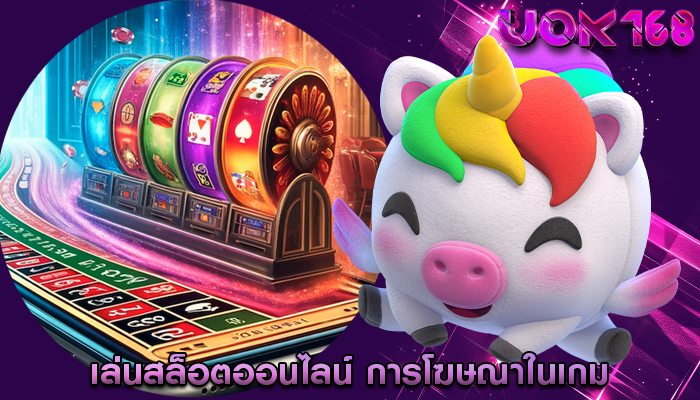 เล่นสล็อตออนไลน์ การโฆษณาในเกมและการสนับสนุน