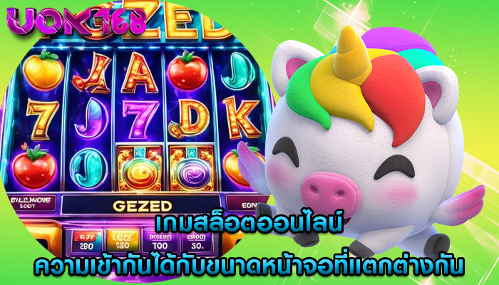 เกมสล็อตออนไลน์ ความเข้ากันได้กับขนาดหน้าจอที่แตกต่างกัน