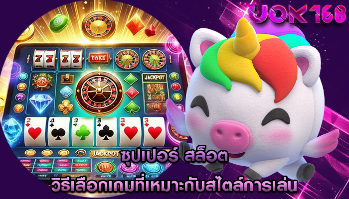 ซุปเปอร์ สล็อต วิธีเลือกเกมที่เหมาะกับสไตล์การเล่น