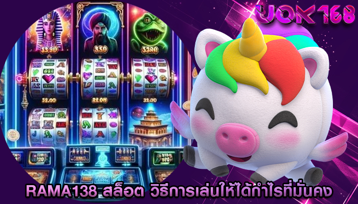 rama138 สล็อต วิธีการเล่นให้ได้กำไรที่มั่นคง