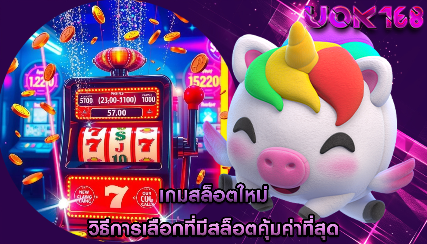 เกมสล็อตใหม่ วิธีการเลือกที่มีสล็อตคุ้มค่าที่สุด