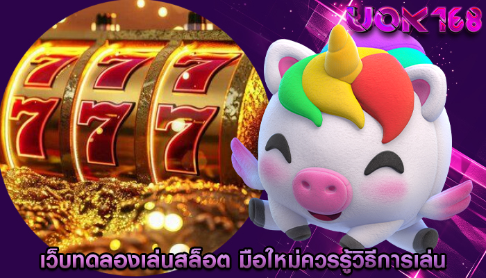 เว็บทดลองเล่นสล็อต มือใหม่ควรรู้วิธีการเล่น